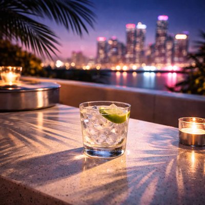 Midnight in Miami playlist cover